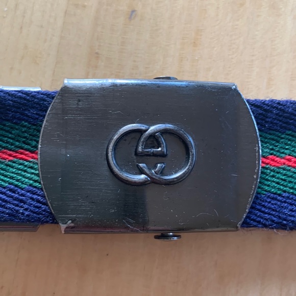 Gucci Accessories - Vintage GUCCI SHERRY LINE CANVAS GUCCI LOGO IMPRESSED ON THE TIP LEATHER ACCENT